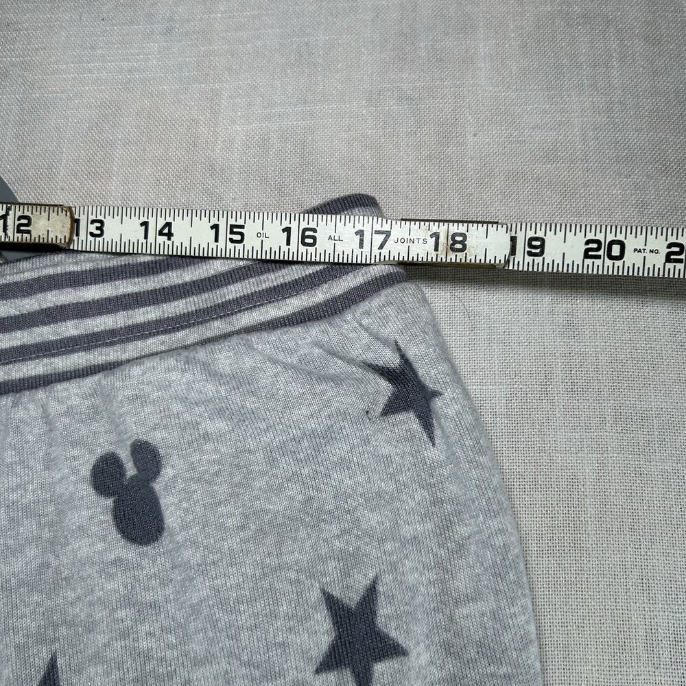 Disney Long Sleeve Fleece Pajama Set Size Large Gray Cozy Warm Cute - Picture 9 of 10